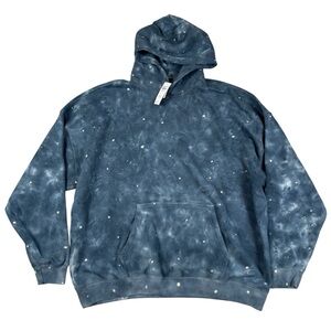 Abercrombie & Fitch Blue Tie-Dye Hoodie